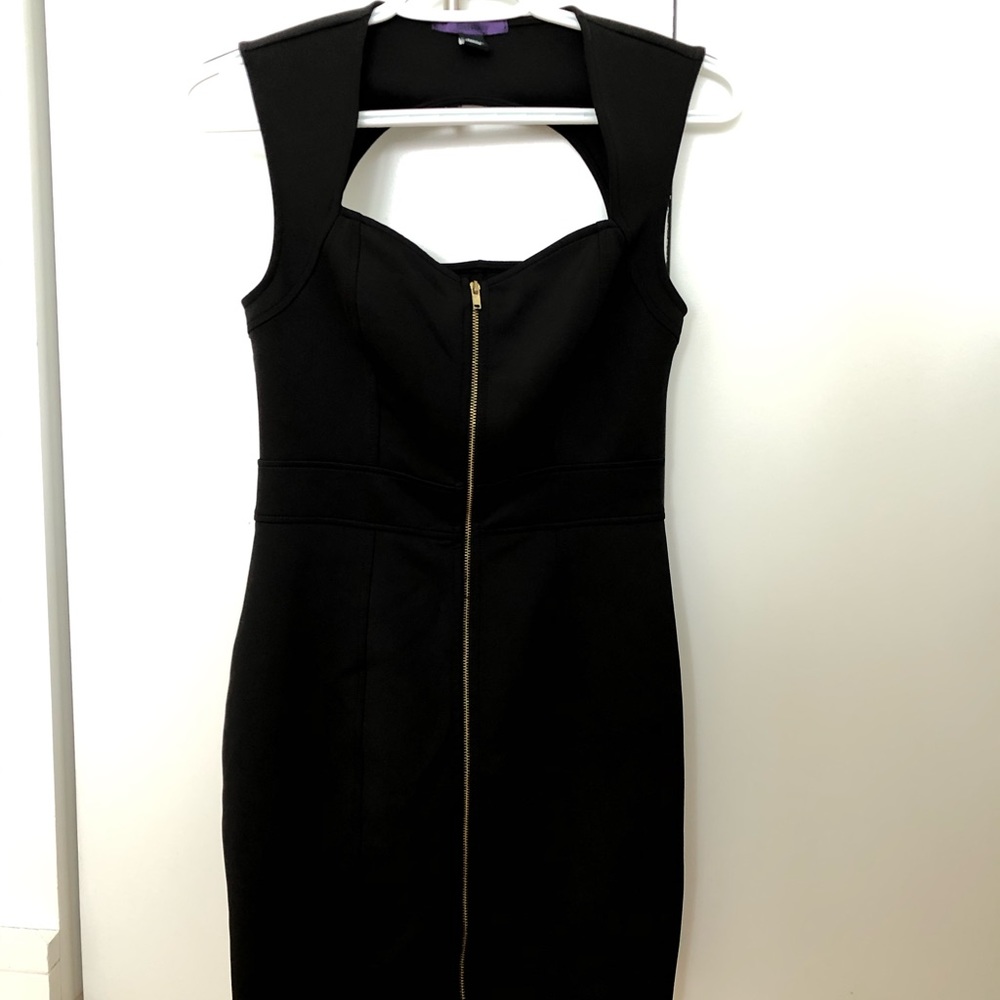 Little black dress, length above knees